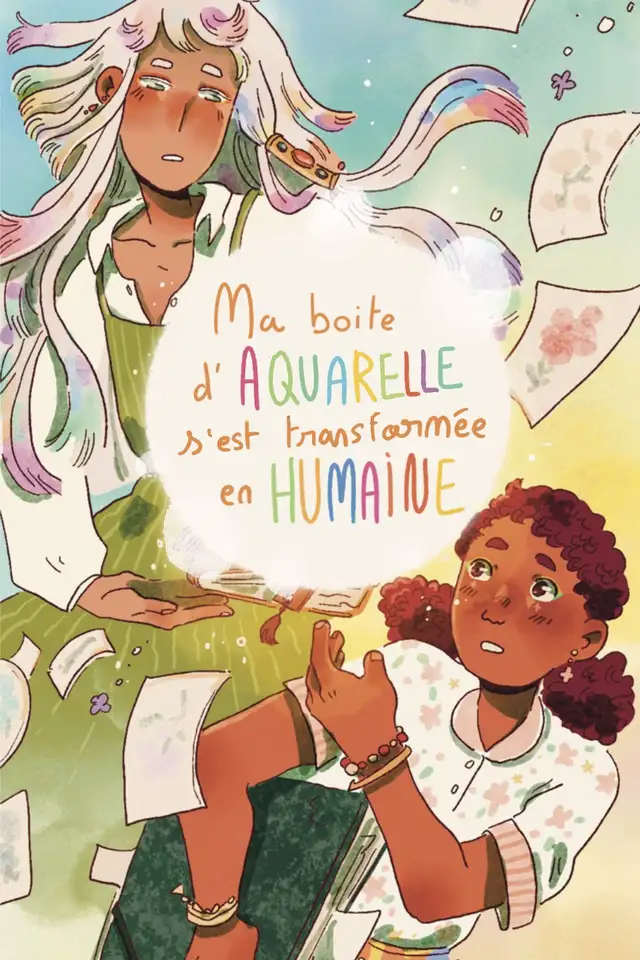 Ma boîte d'aquarelle s'est transformée en humaine