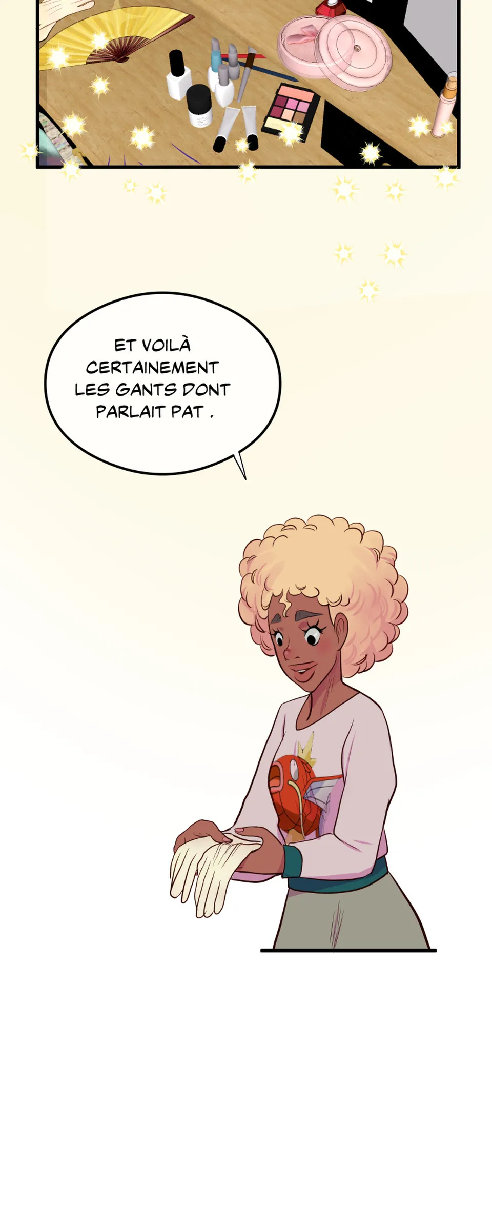 Il y a comme un lézard, página 17
