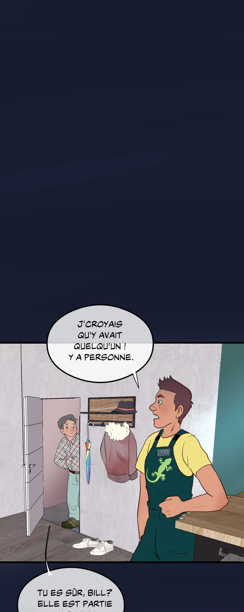 Il y a comme un lézard, page 28