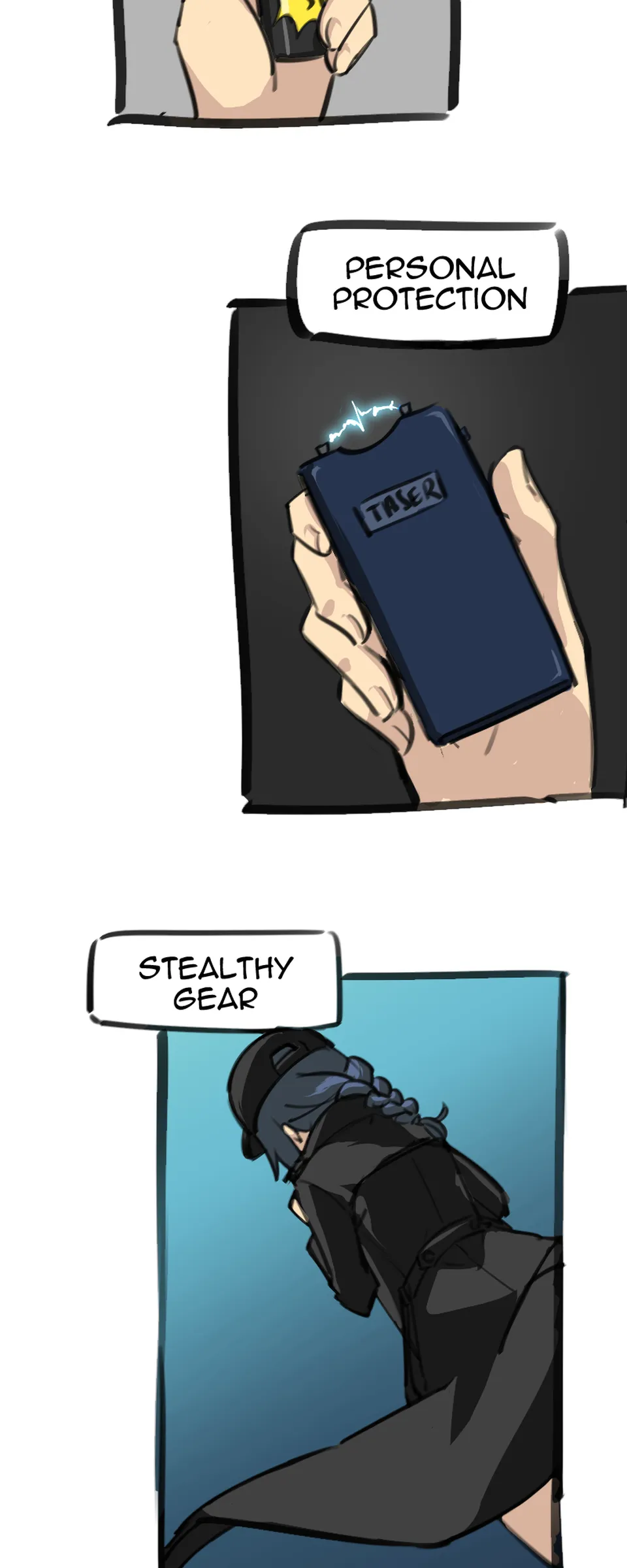 With discretion, page 3