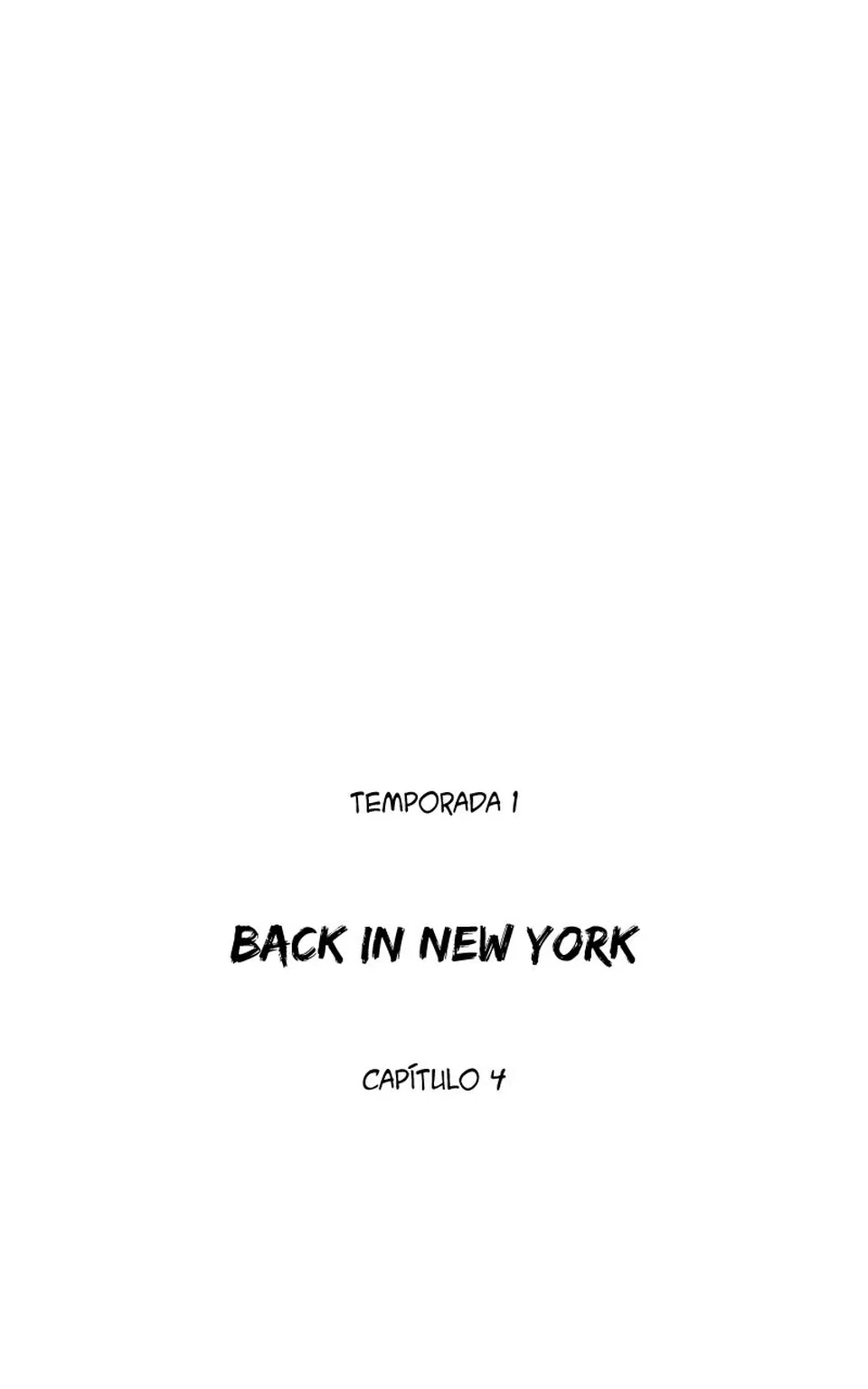 Temporada 1: "Back in New York "  Capítulo 4, page 1