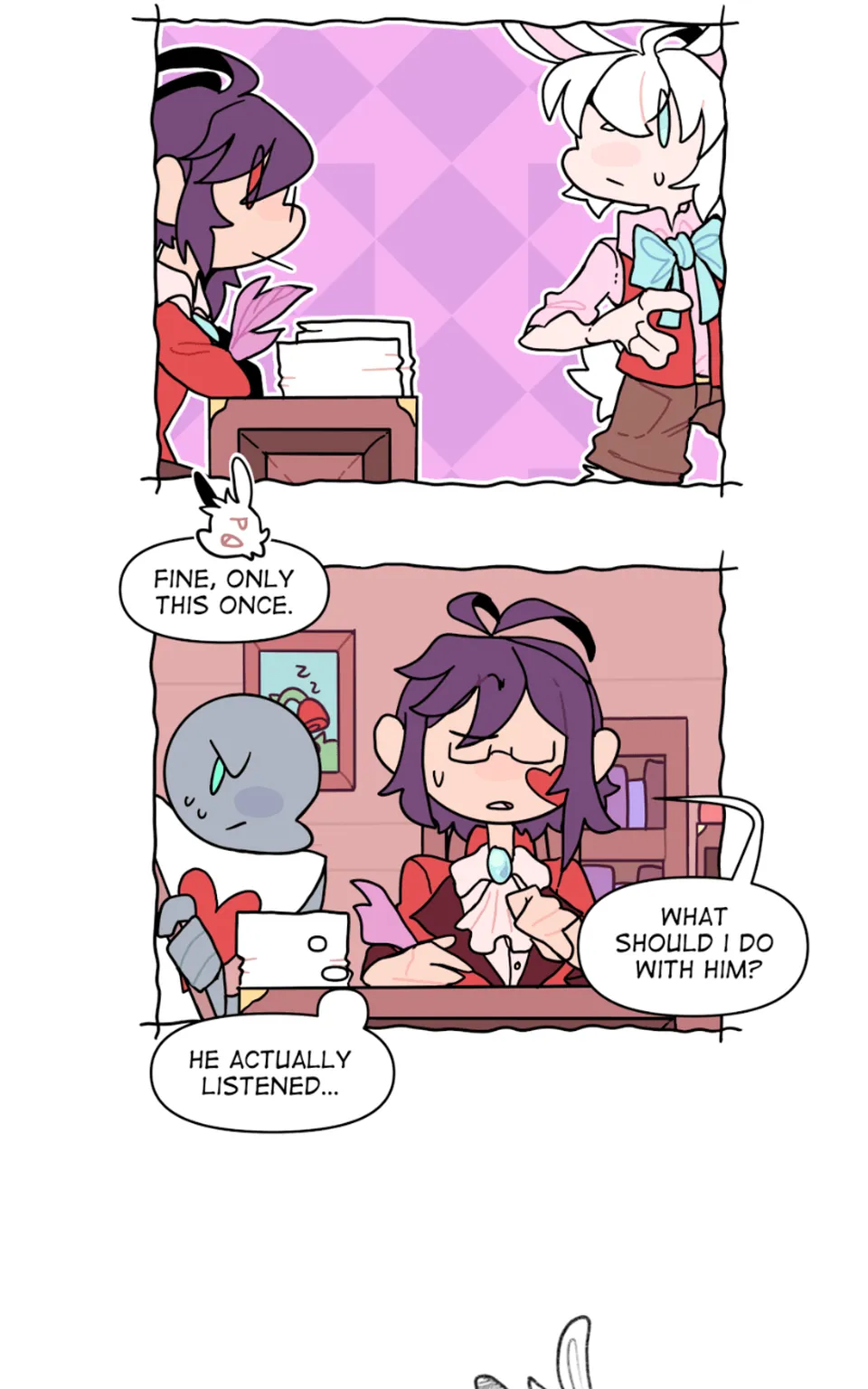 Basil is actually doing his job, page 2