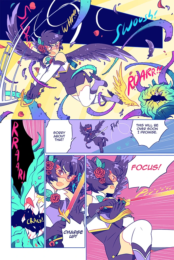 Pg. 2- Slash! Roar!, page 0