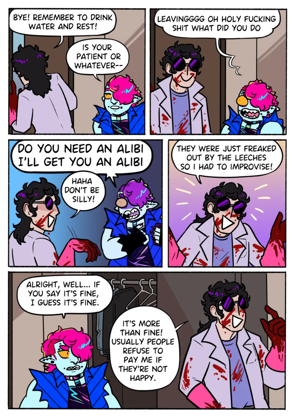 Side Hustle (CW: Blood), page 0