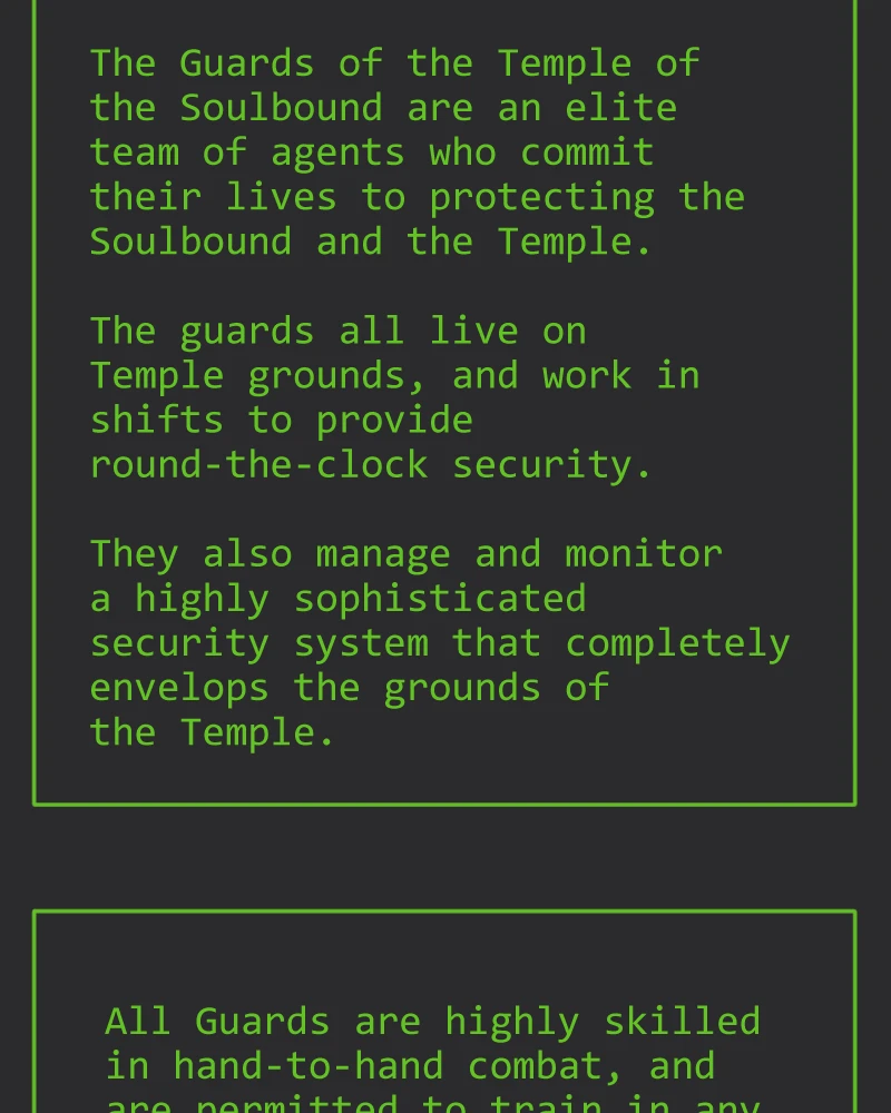 Soulbound - All About the Guards of the Temple, página 2