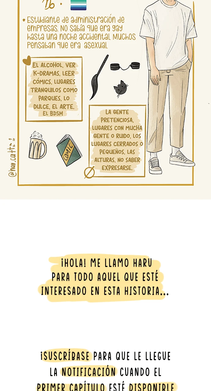 Portada y presentación de personajes, página 4