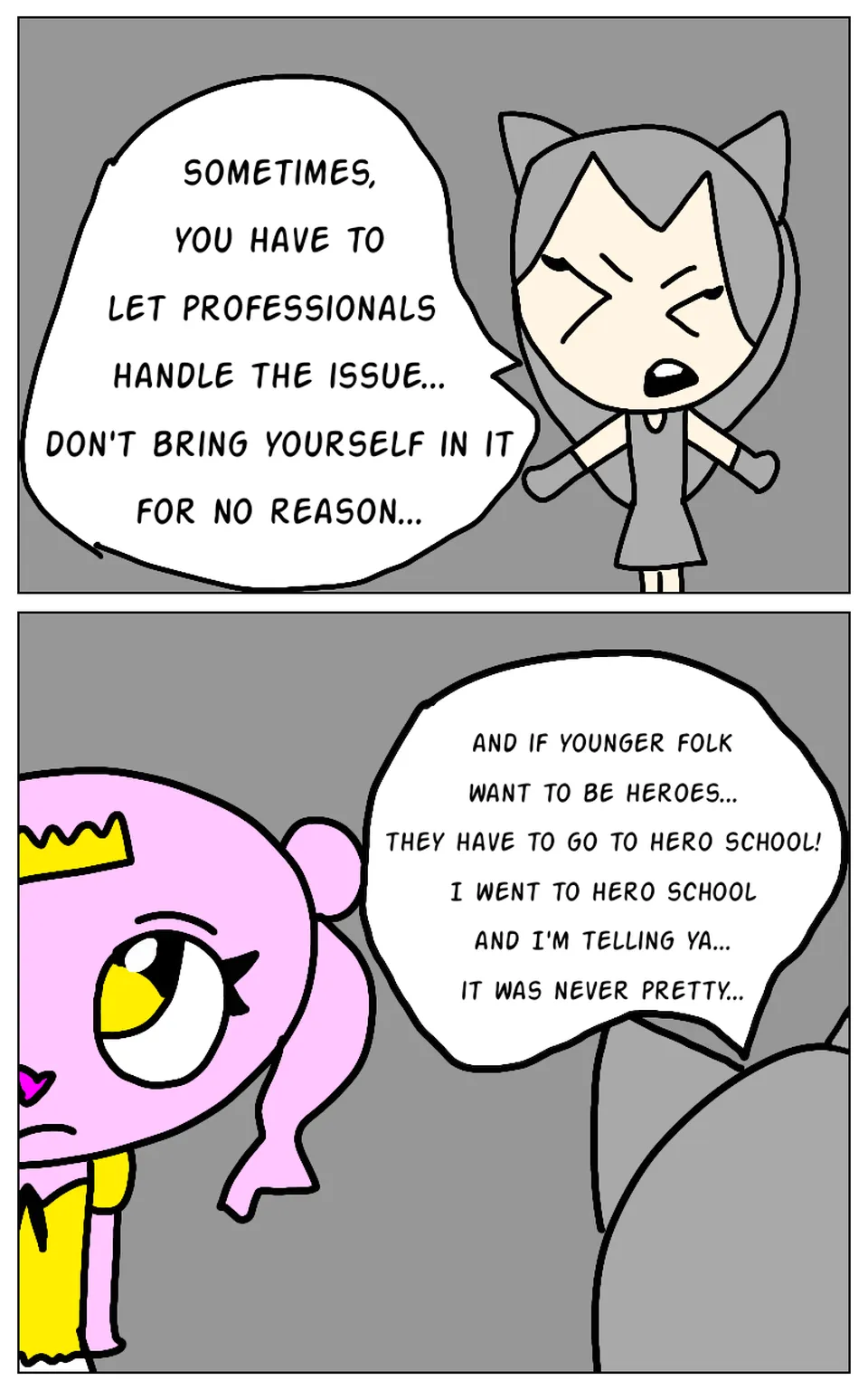 Never meet "Real" Heroes, página 3