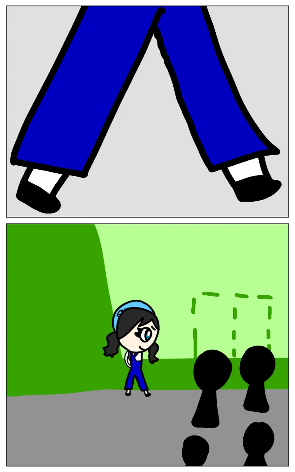 Follow those footsteps, page 16