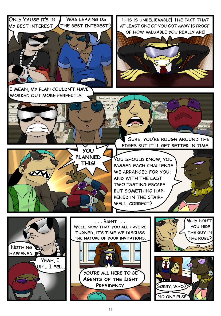 Chapter 3: Agents of the Light, página 12