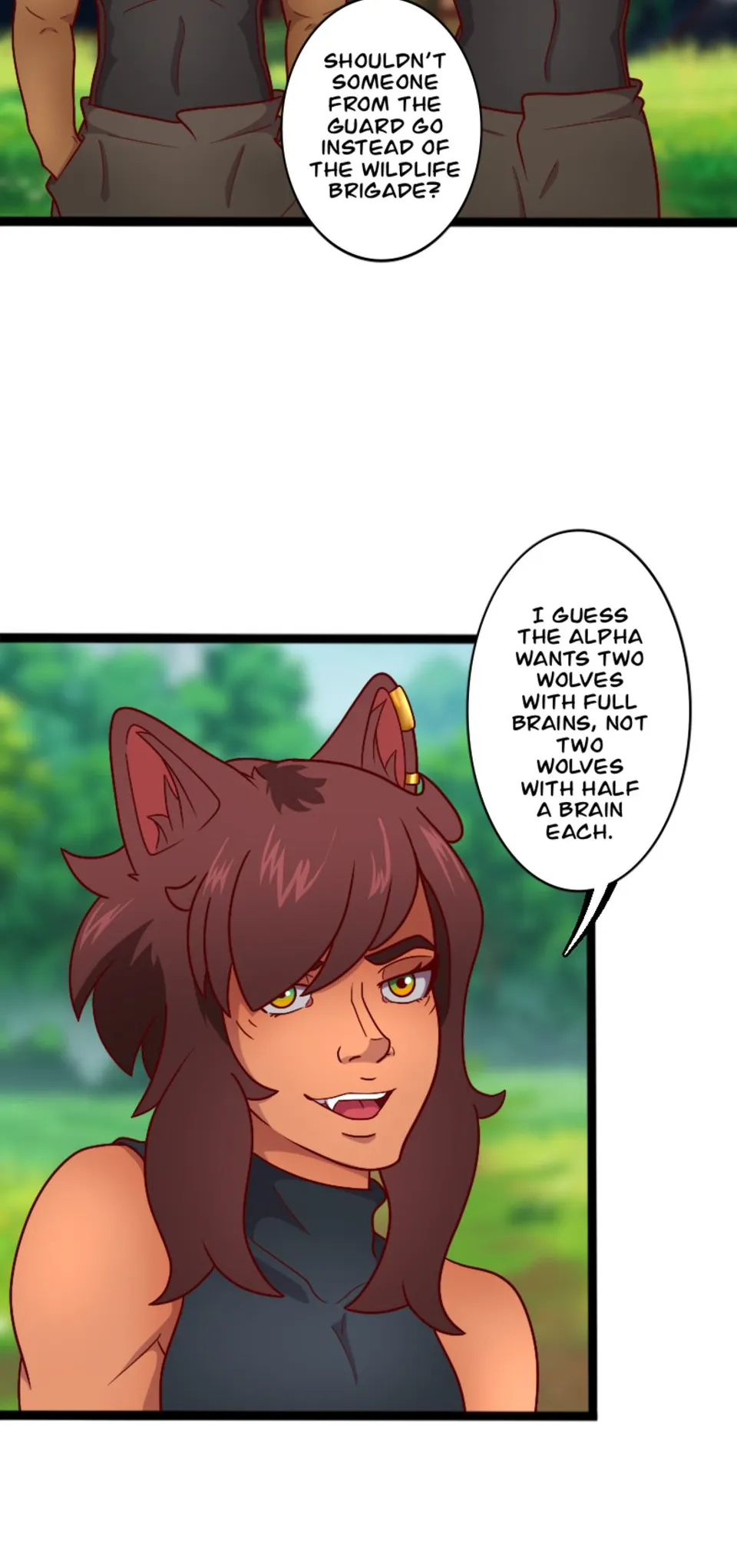 CH 36 FINALE pt 1: Parting Howls, page 8