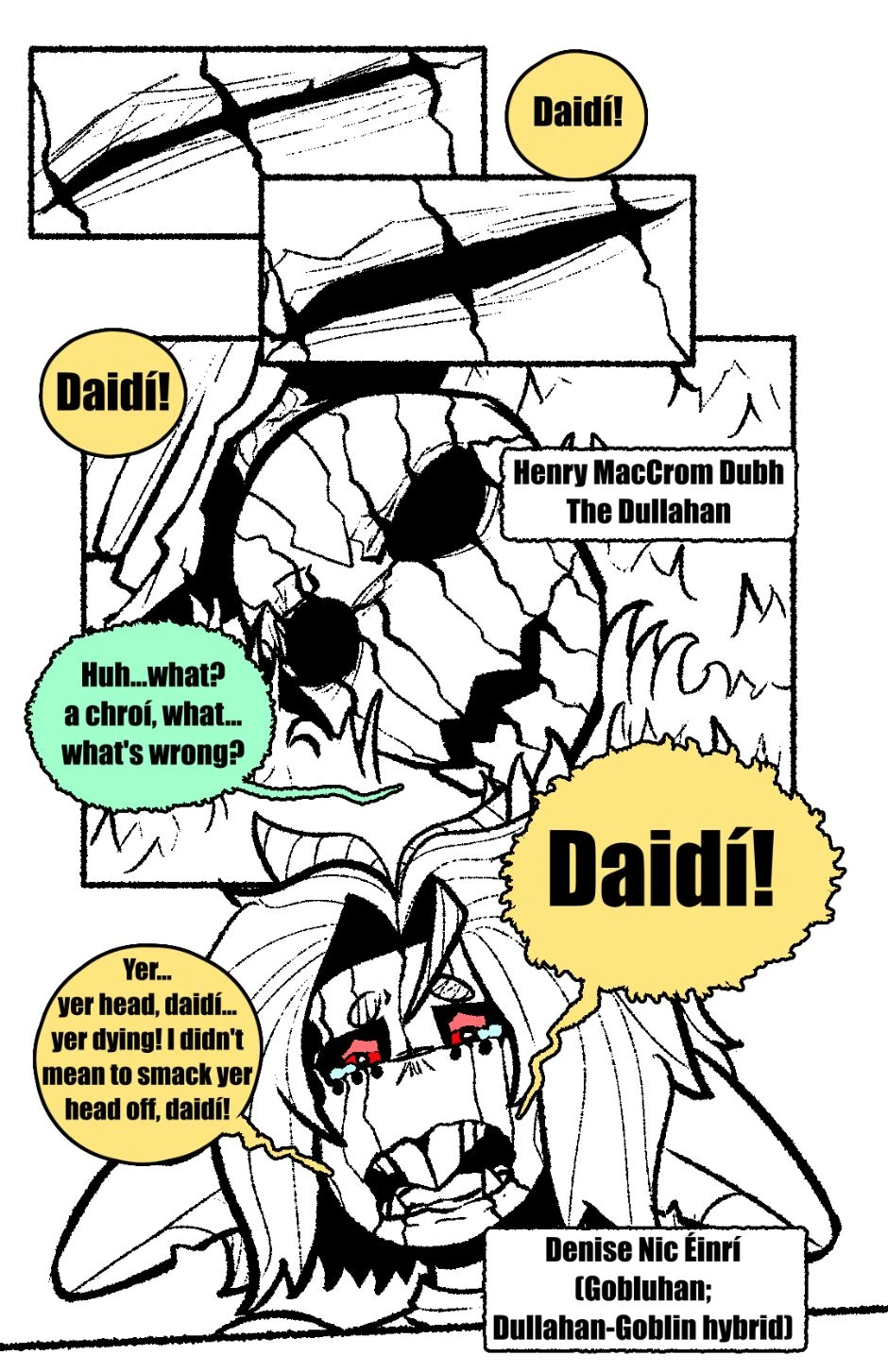Daidí! Yer dying!, halaman 1