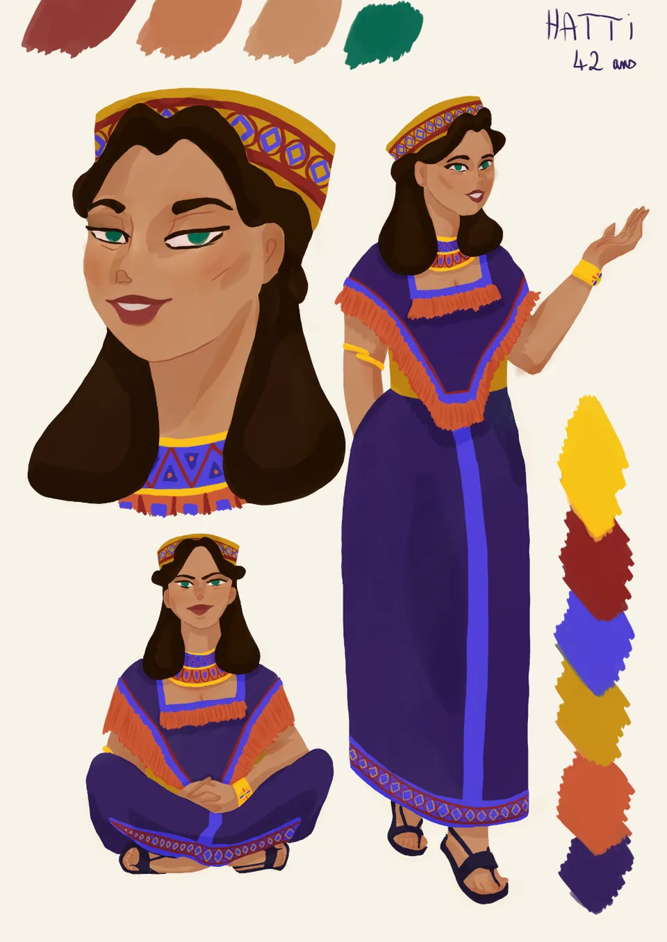 // Character designs //, página 4