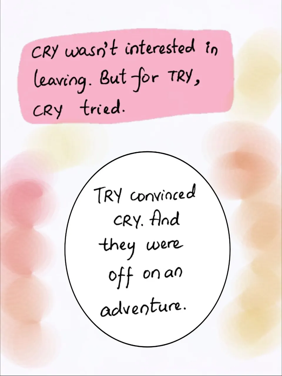 Meet TRY and CRY, page 16