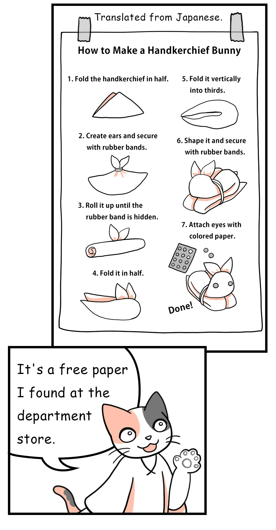 39. Rabbit Handkerchief(1/2), Seite 2