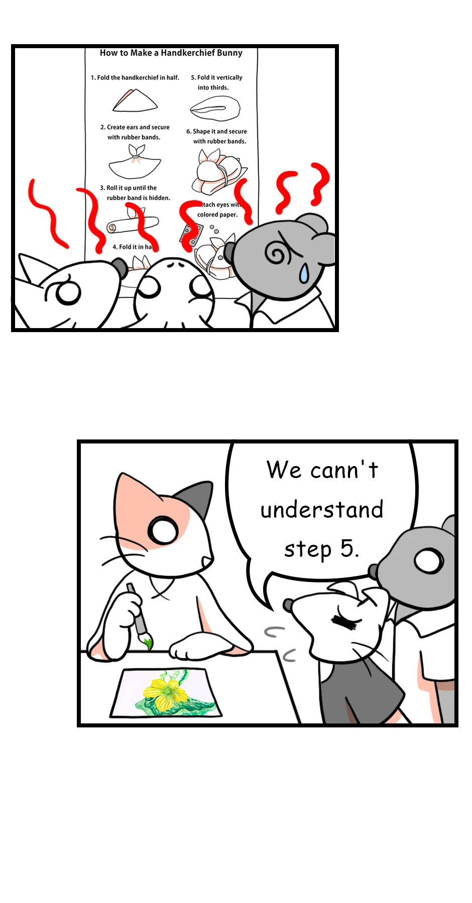 39. Rabbit Handkerchief(1/2), Seite 4