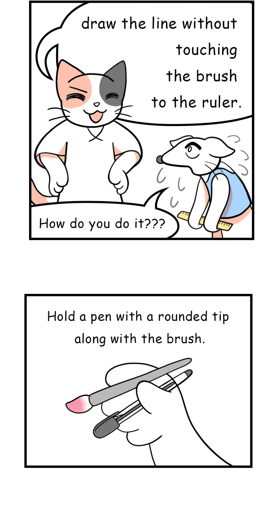 56. ◆Drawing Straight Line with a Brush, página 4