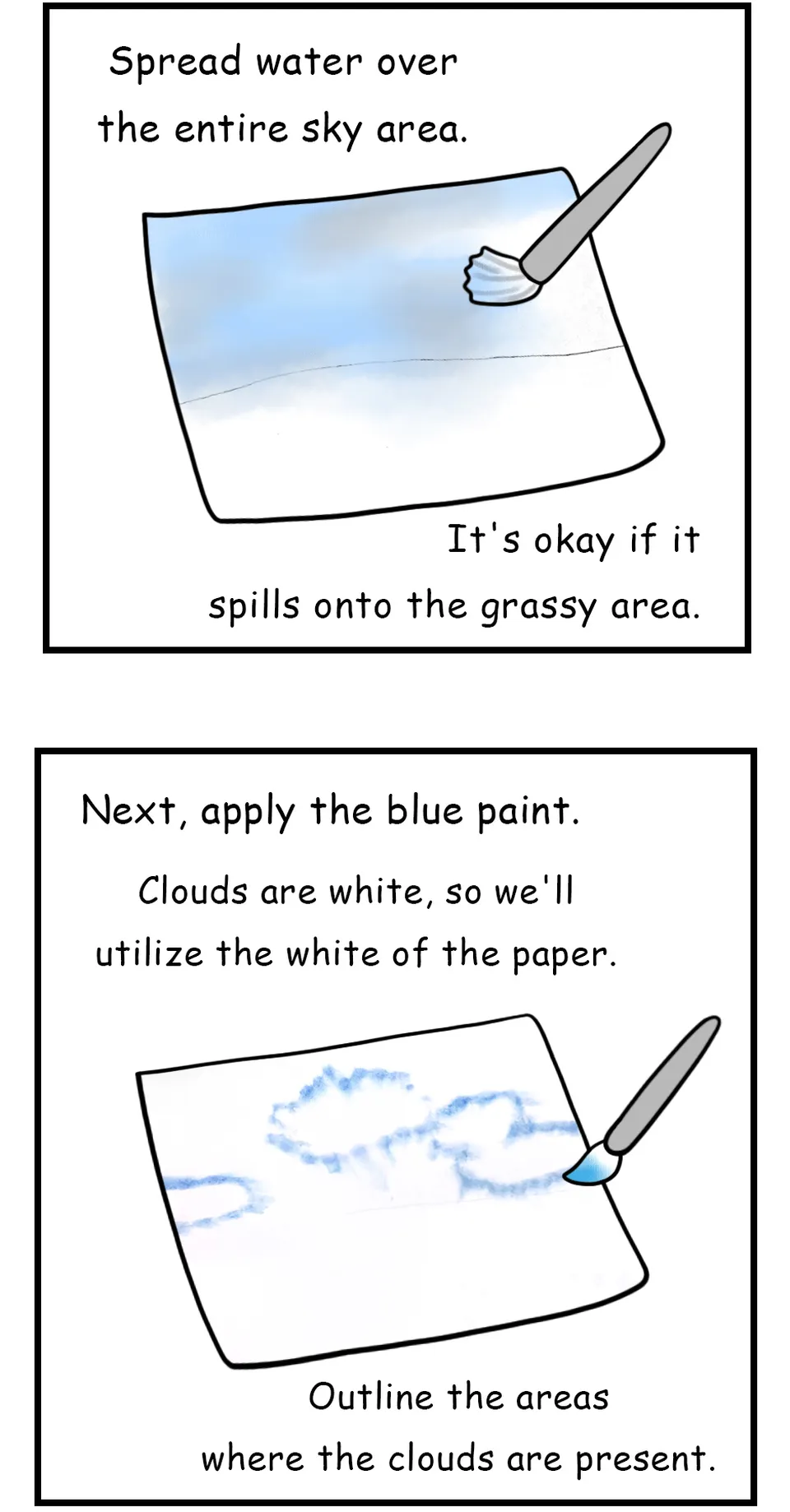 64. ◆How to Paint the Sky(Watercolor)(1/3), Seite 6