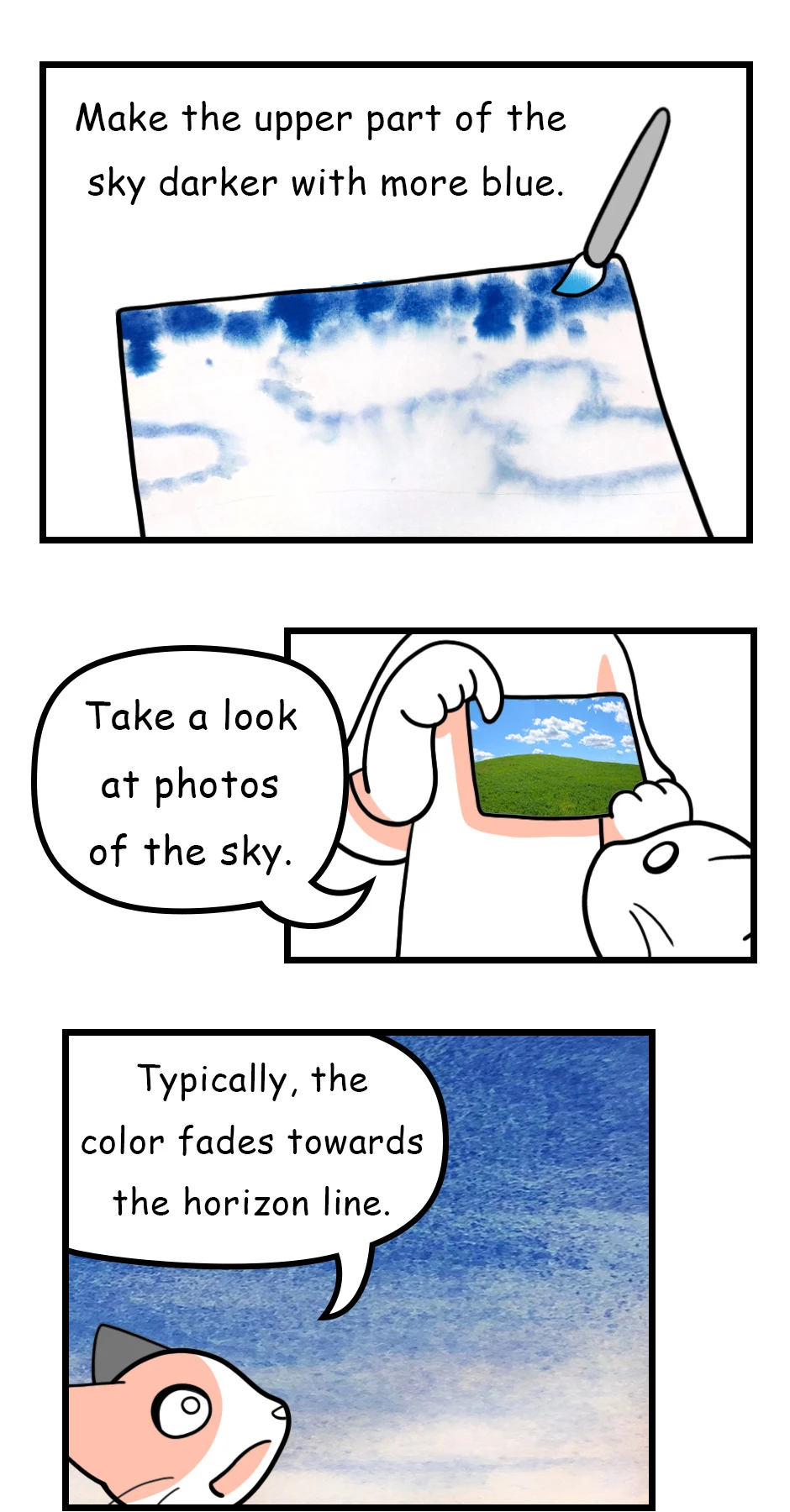64. ◆How to Paint the Sky(Watercolor)(1/3)，第 7 頁
