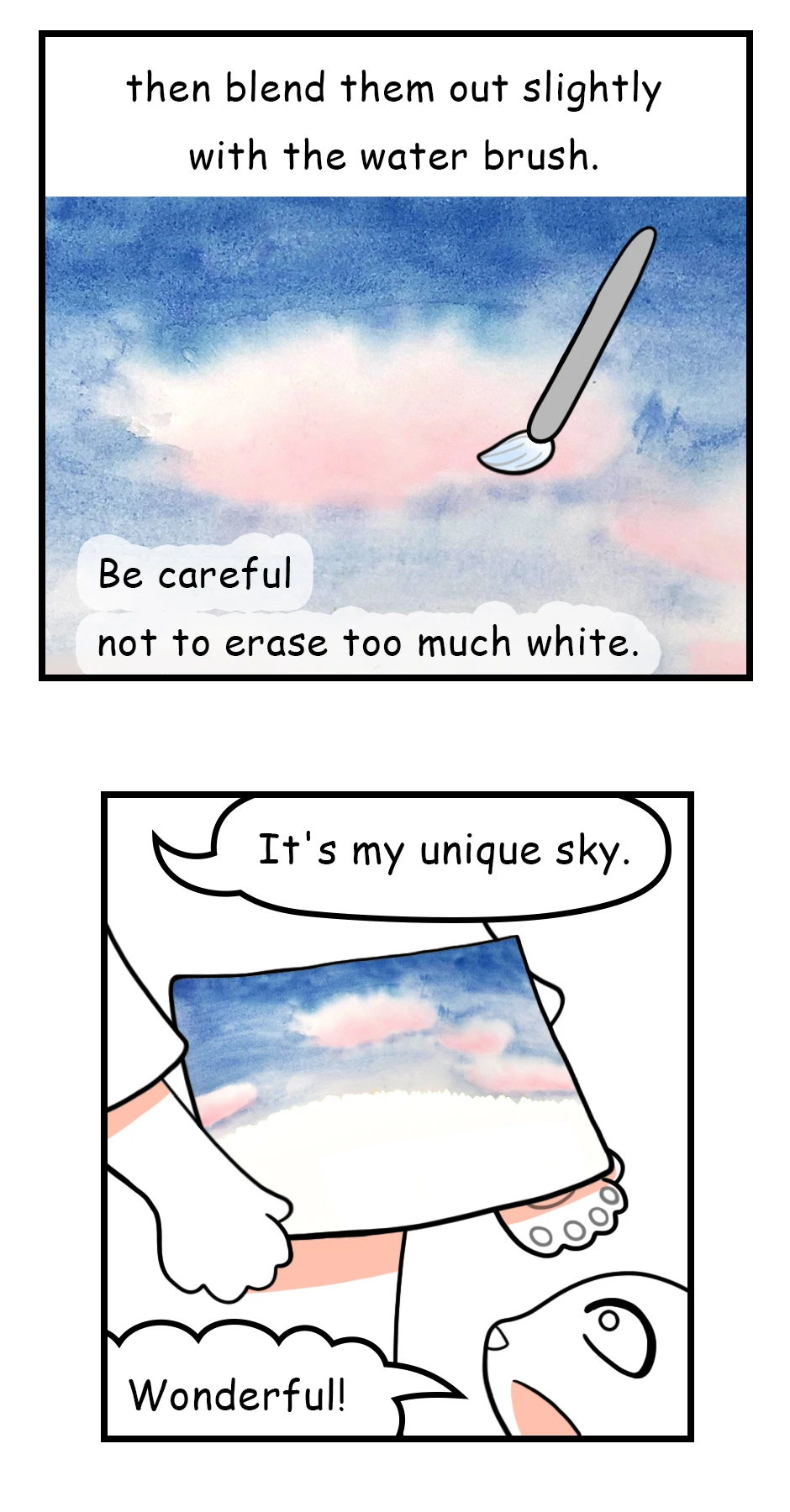 64. ◆How to Paint the Sky(Watercolor)(3/3)，第 3 頁