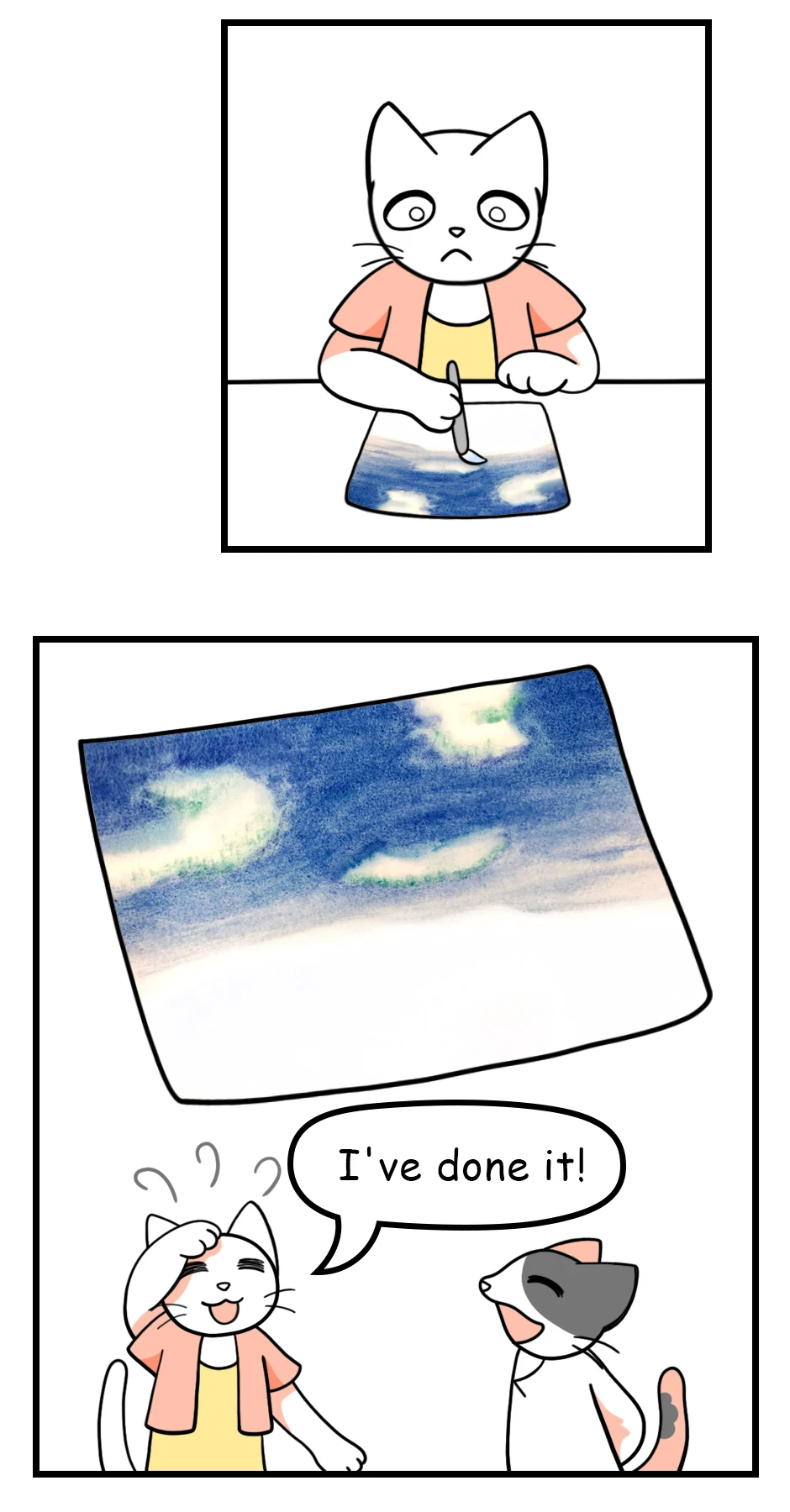 64. ◆How to Paint the Sky(Watercolor)(3/3)，第 4 頁