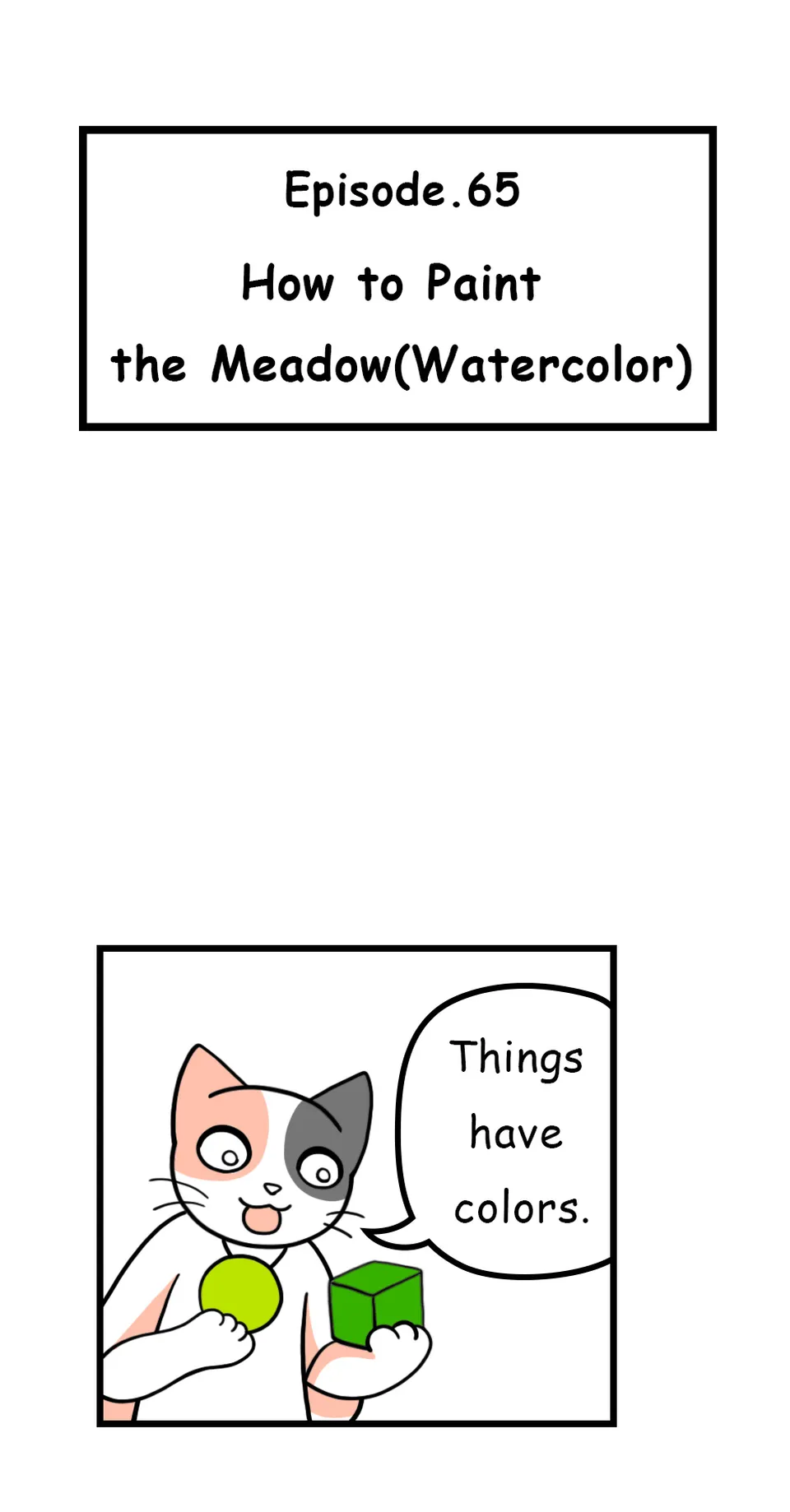 65. ◆How to Paint the Meadow(Watercolor), page 1