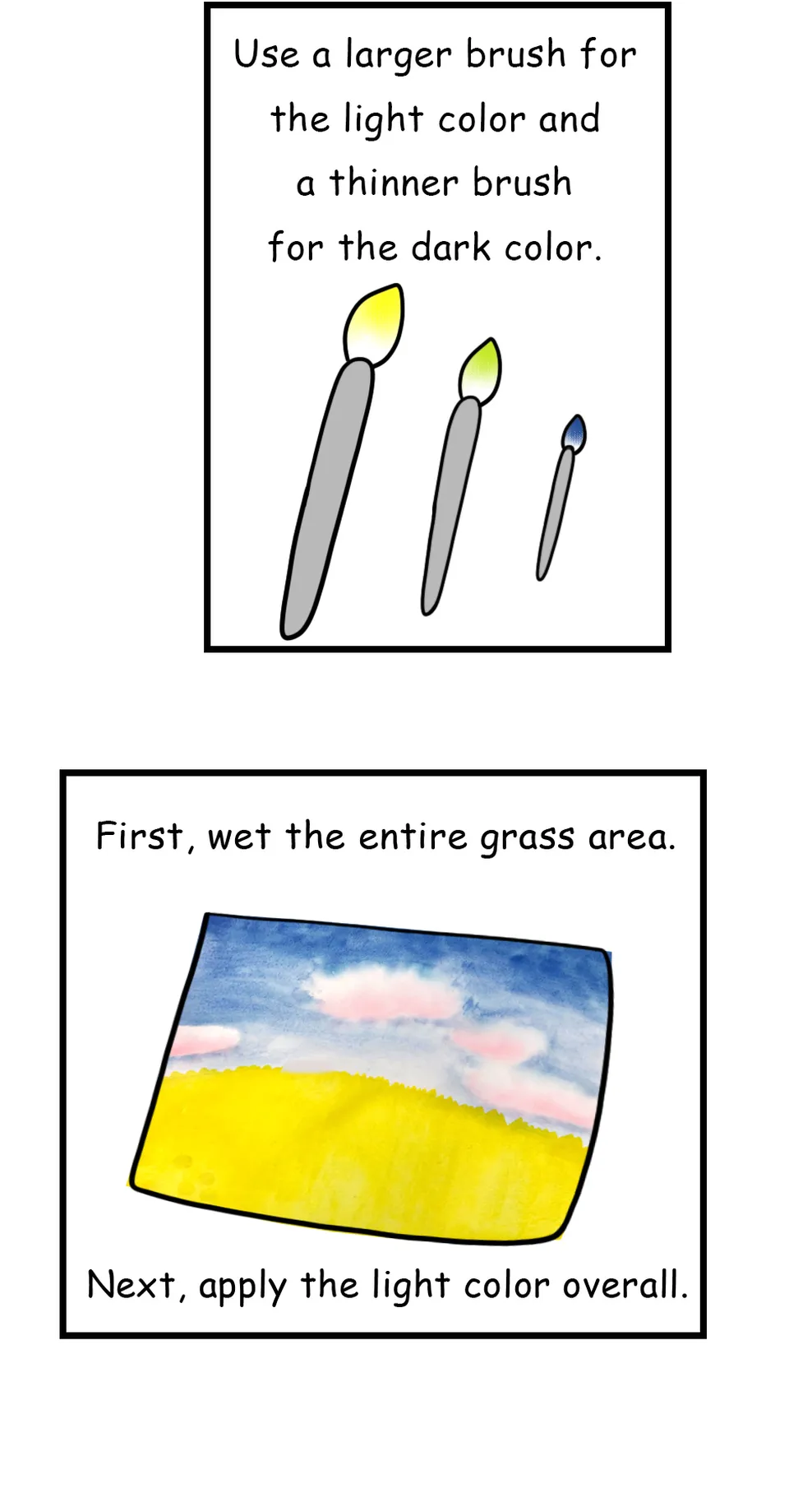 65. ◆How to Paint the Meadow(Watercolor), page 5