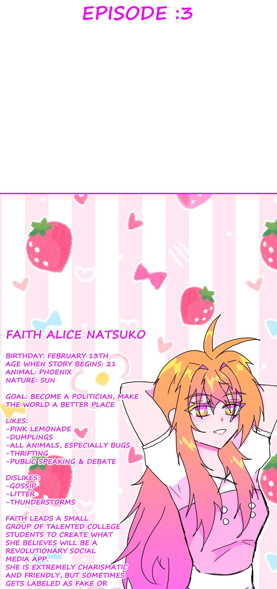 Update and Character bios!~, Seite 3