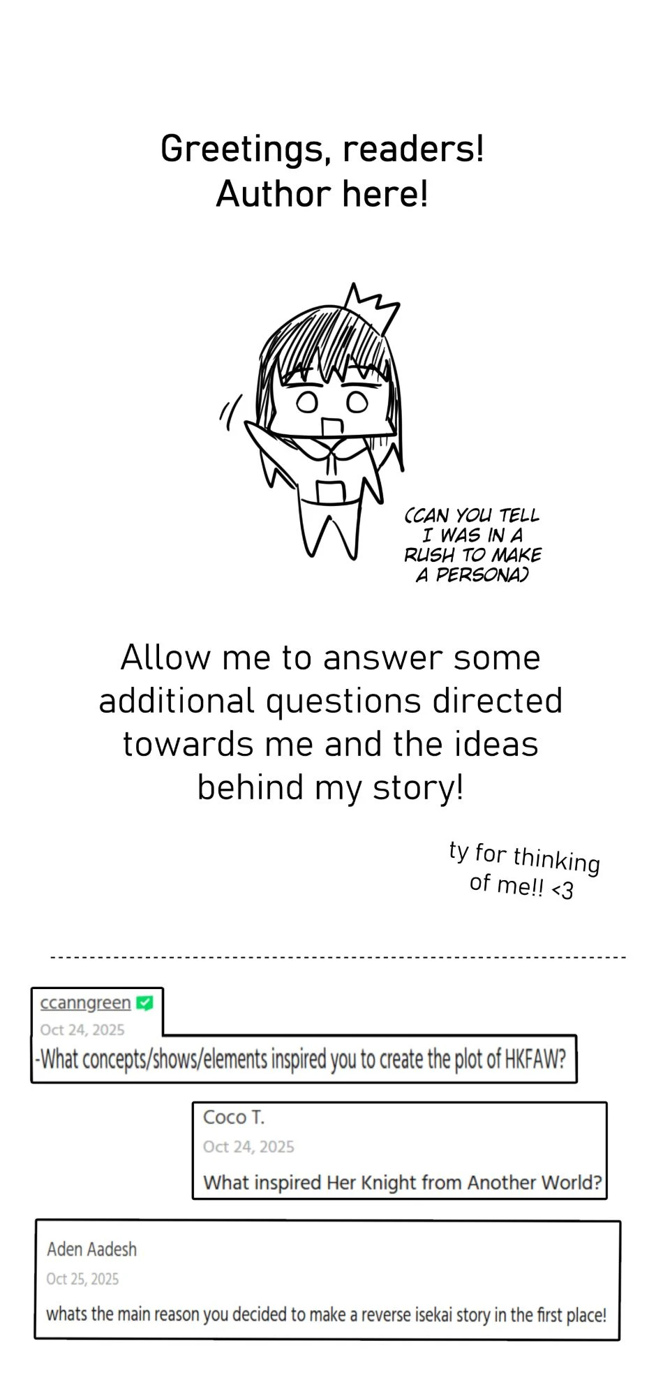 Q&A | Creator, halaman 1