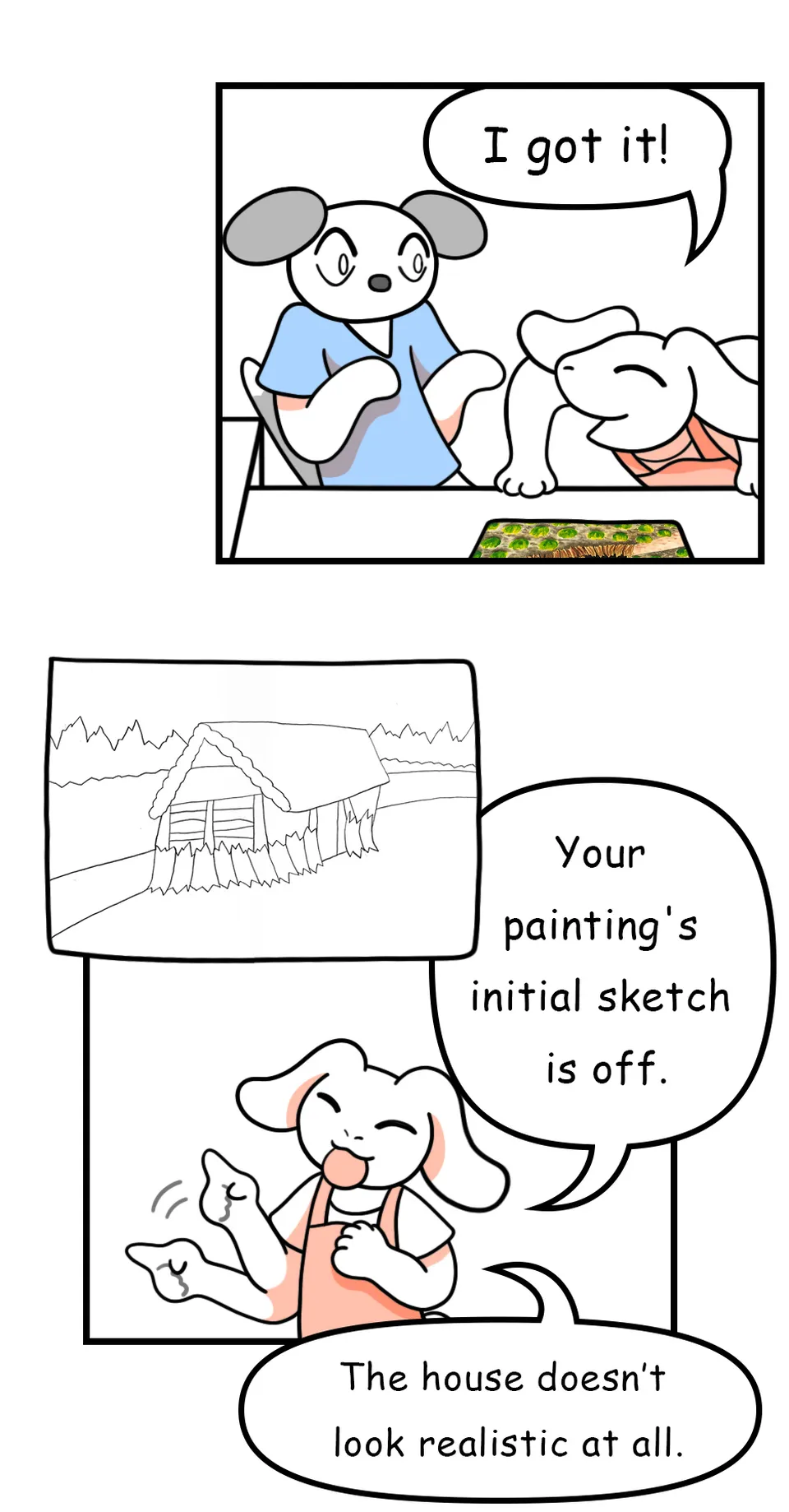 76. ◆Drawings of buildings with Distorted Perspective, page 5