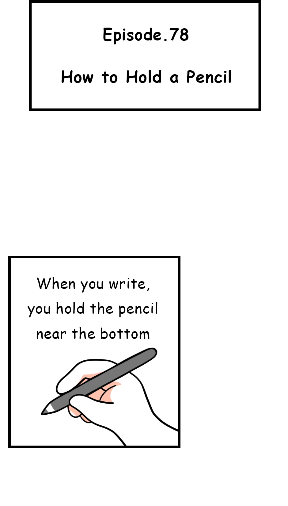 78. ◆How to Hold a Pencil，第 1 頁