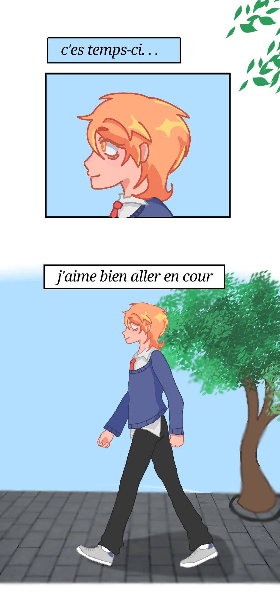 La rencontre, Seite 1