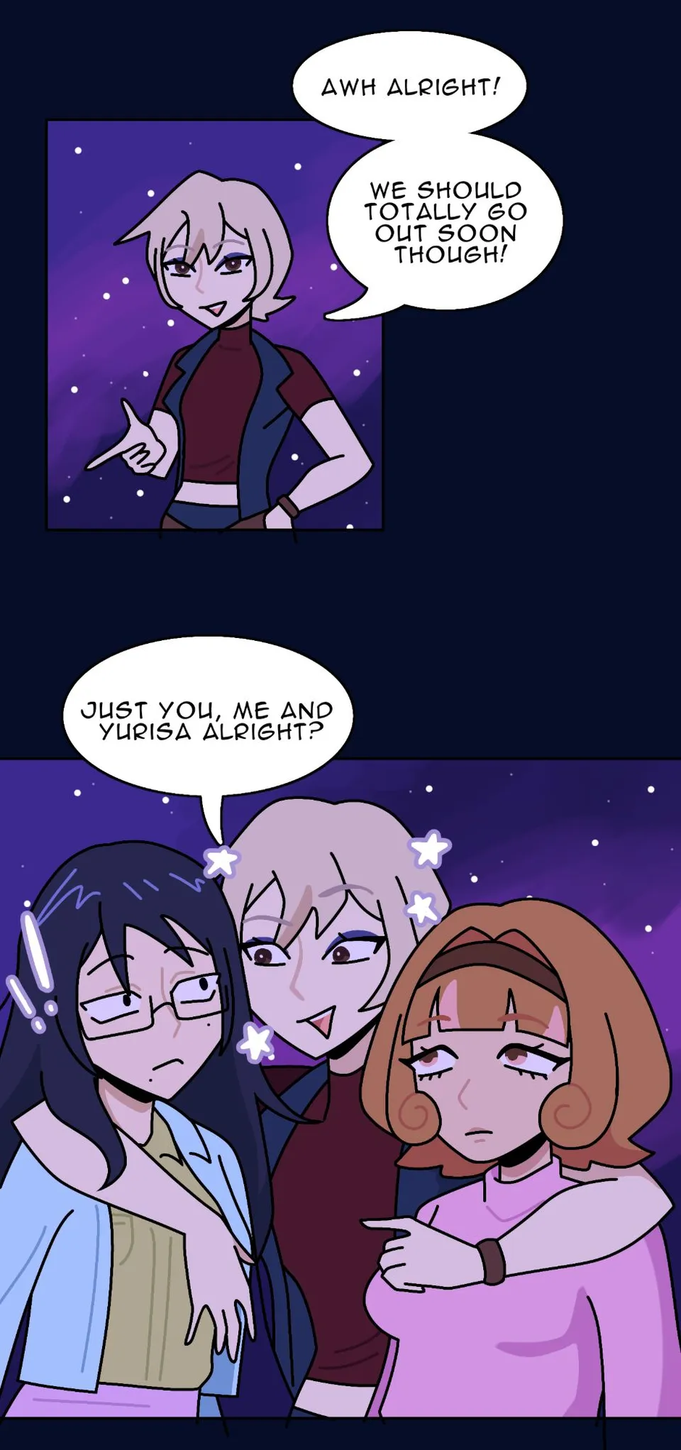 Late night stroll, page 22