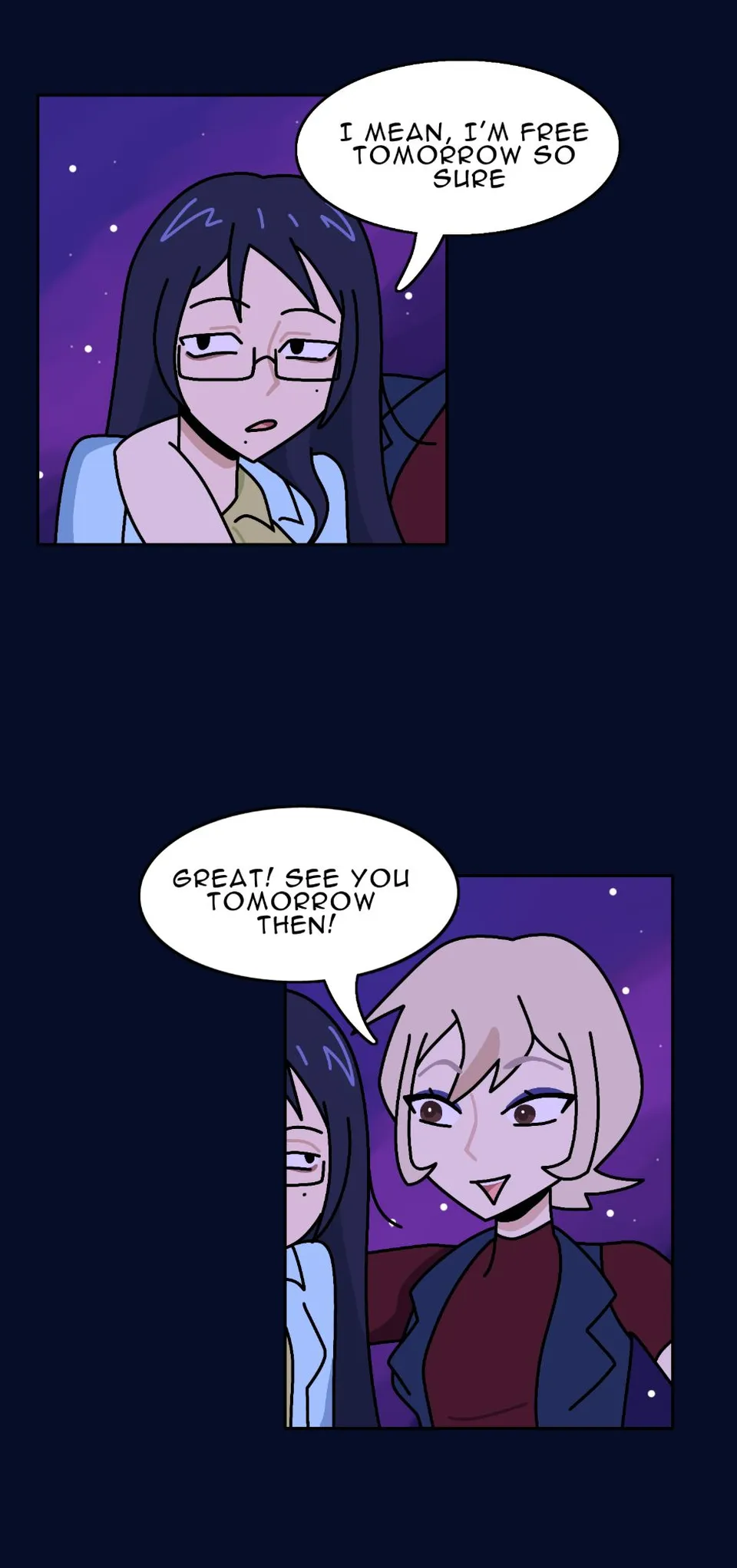 Late night stroll, page 24