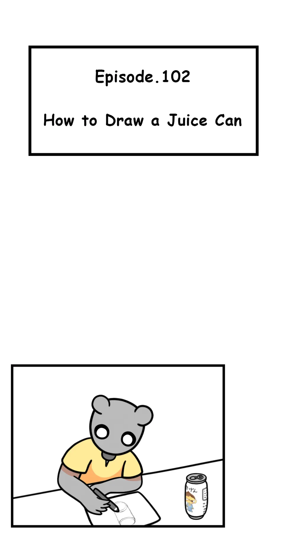 102. ◆How to Draw a Juice Can, page 1