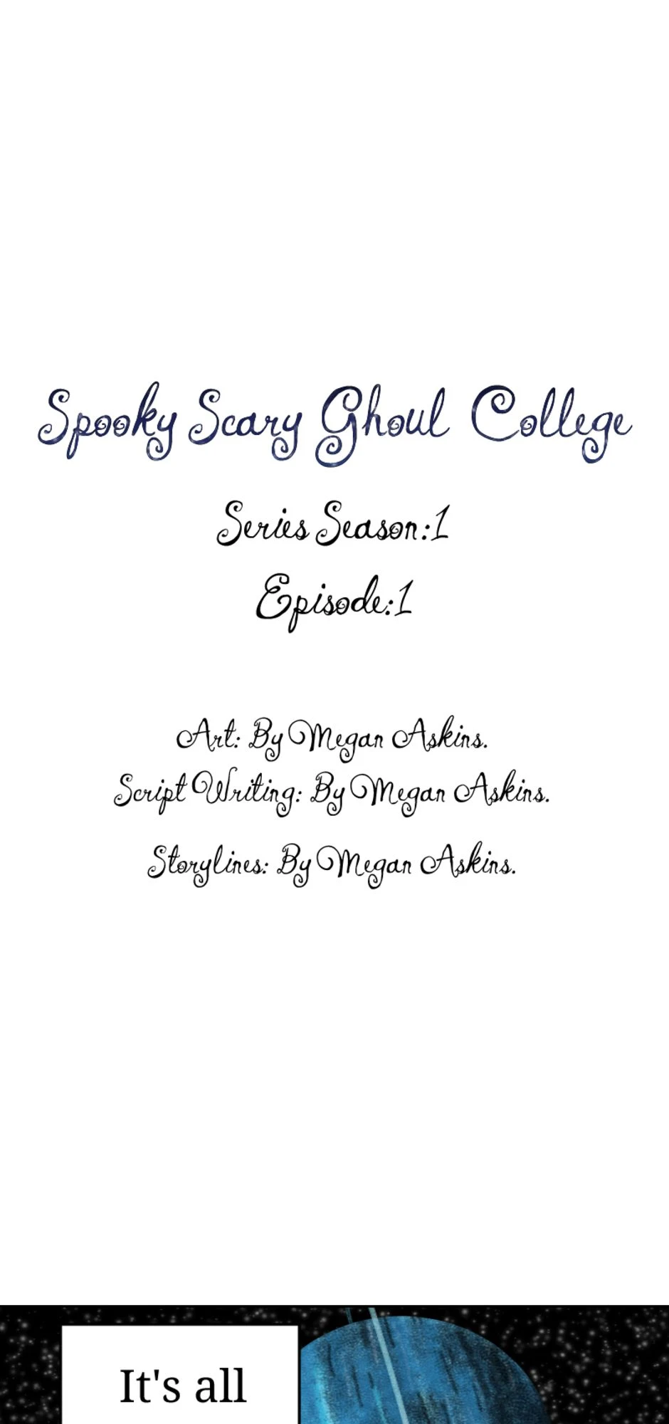Series Season: 1 Episode: 1, Seite 1