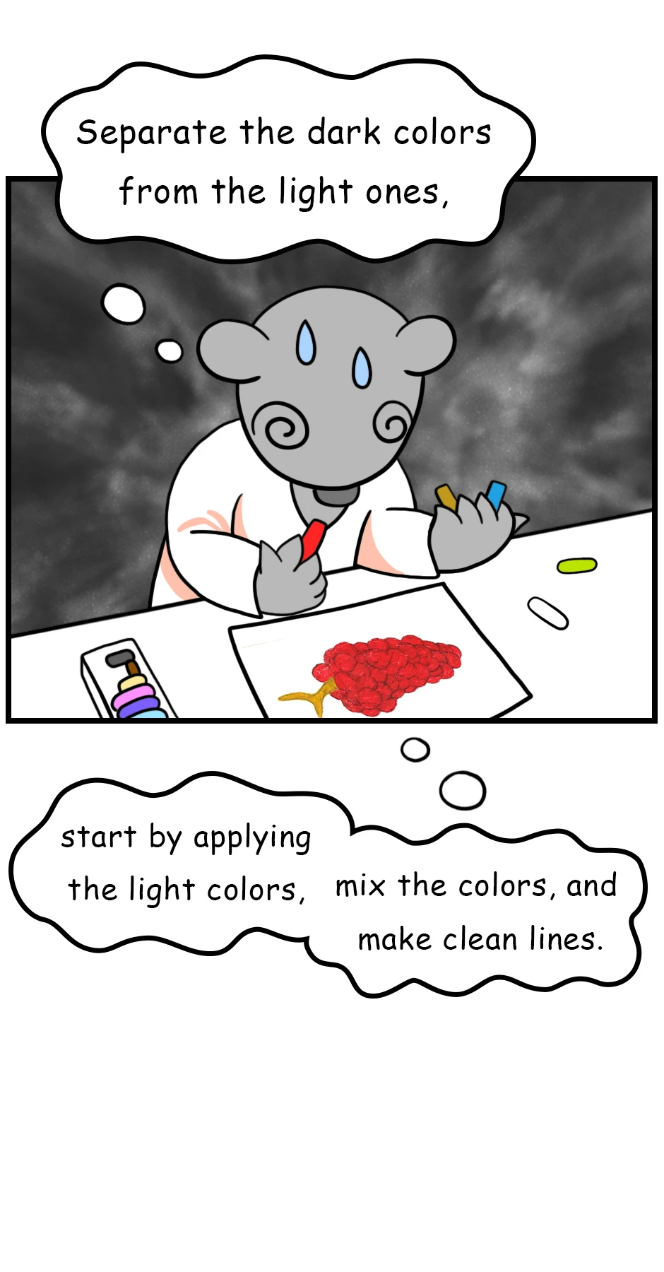 ◆Mixing with White，第 8 頁