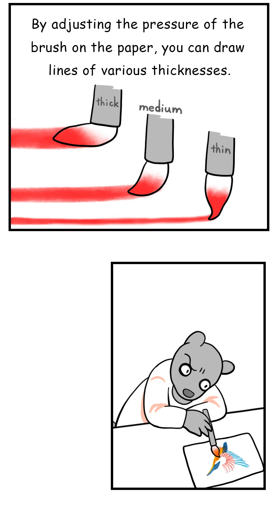 21. ◆Difference in Holding Crayons & Brushes，第 4 頁