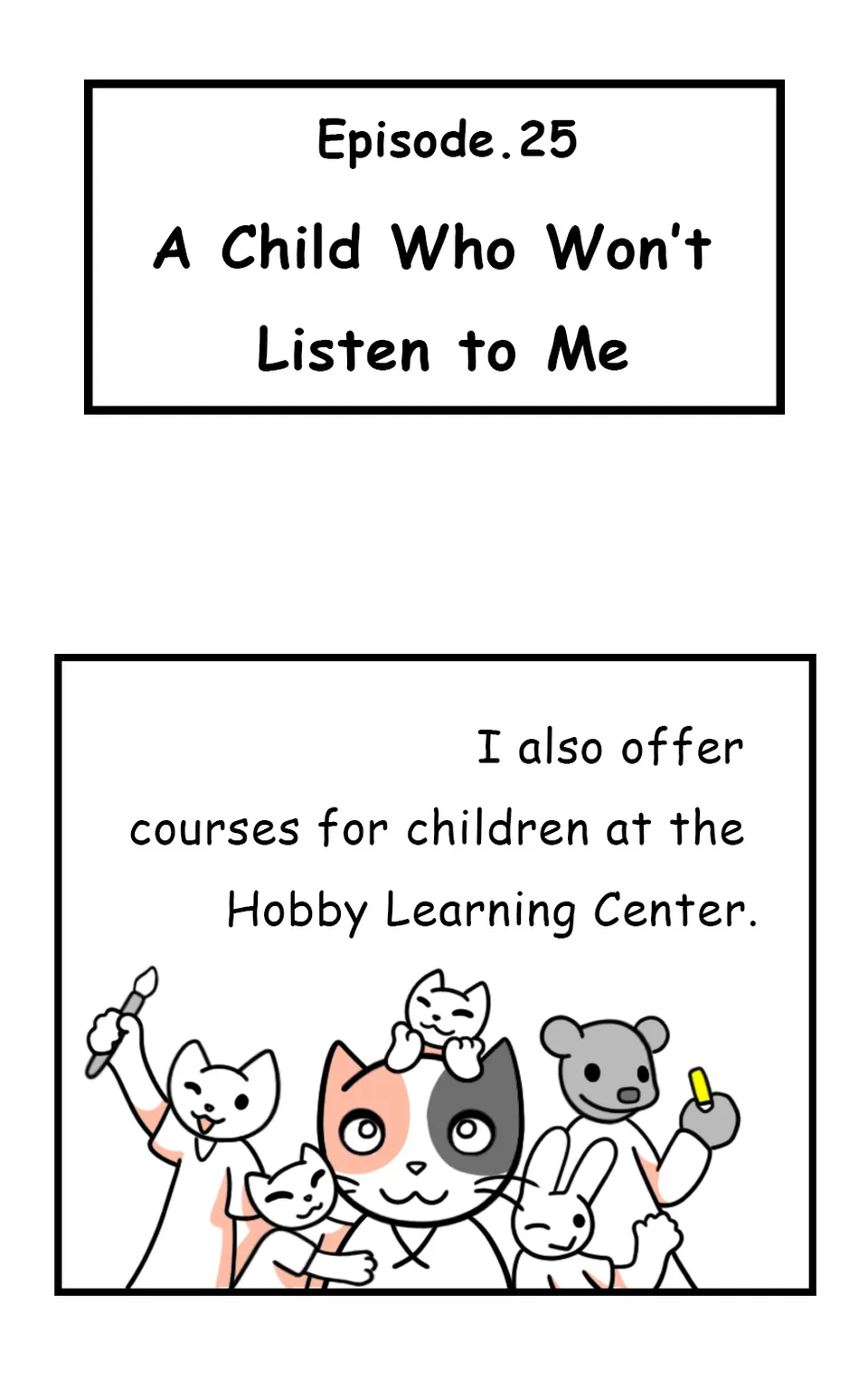 25. A Child Who Won't Listen to Me, page 1