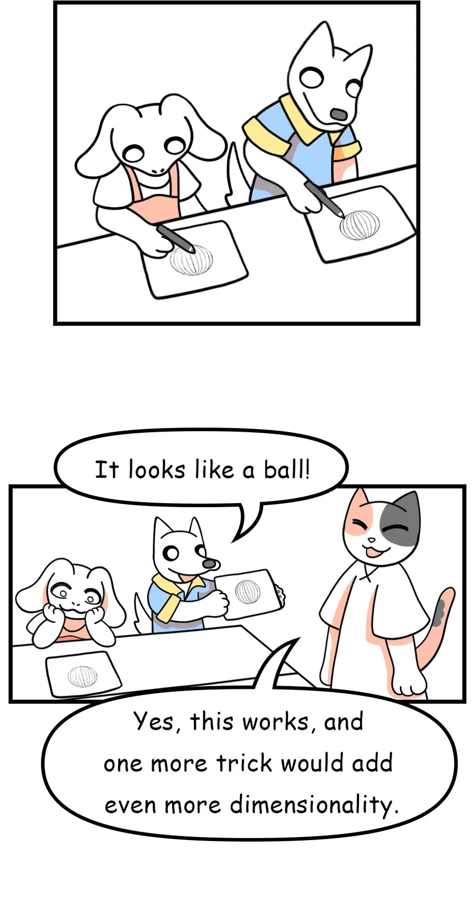 96. ◆How to Draw the Face of a Sphere(1/2), page 7