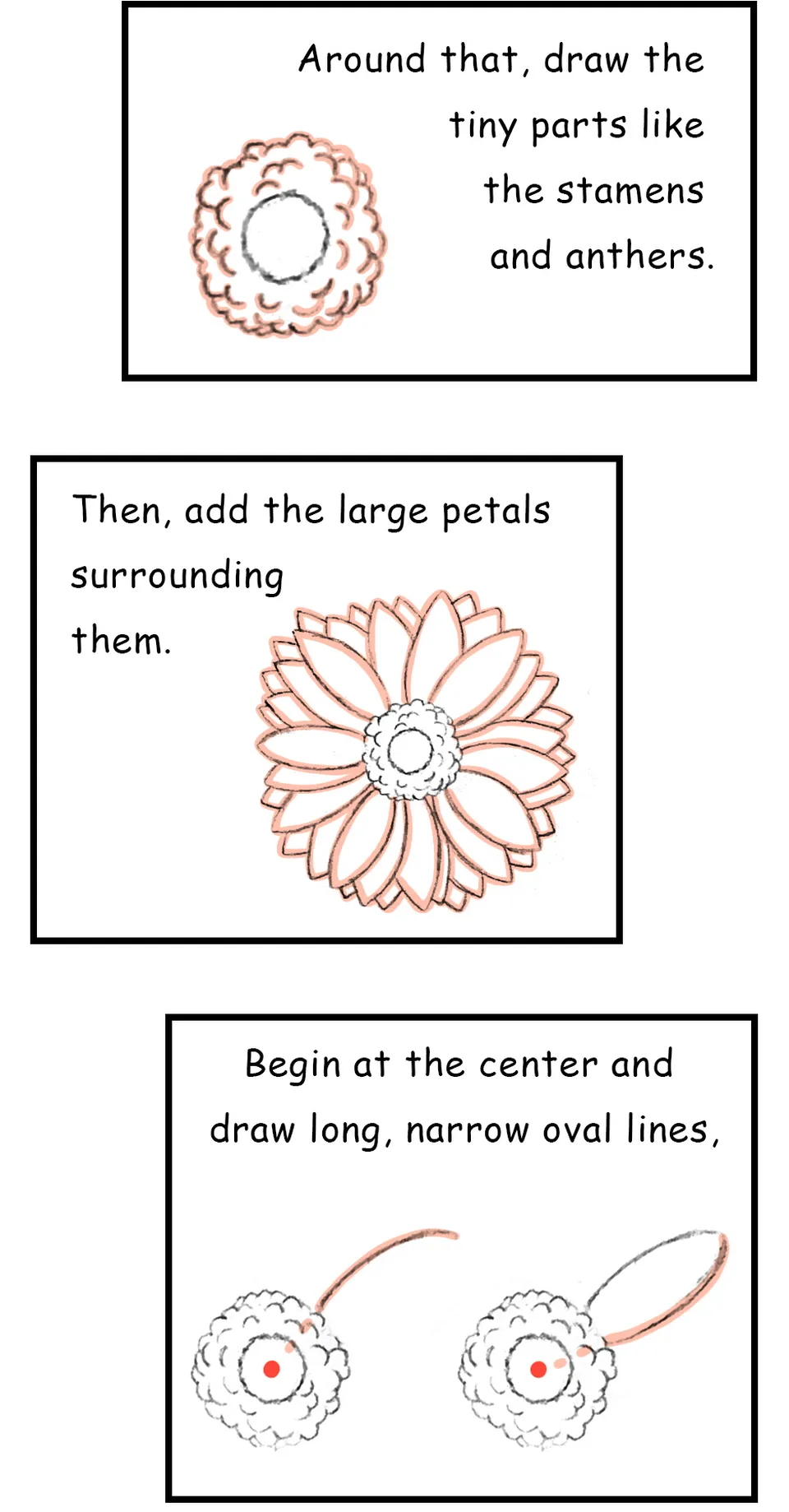 109. ◆Sketching a Gerbera, page 4