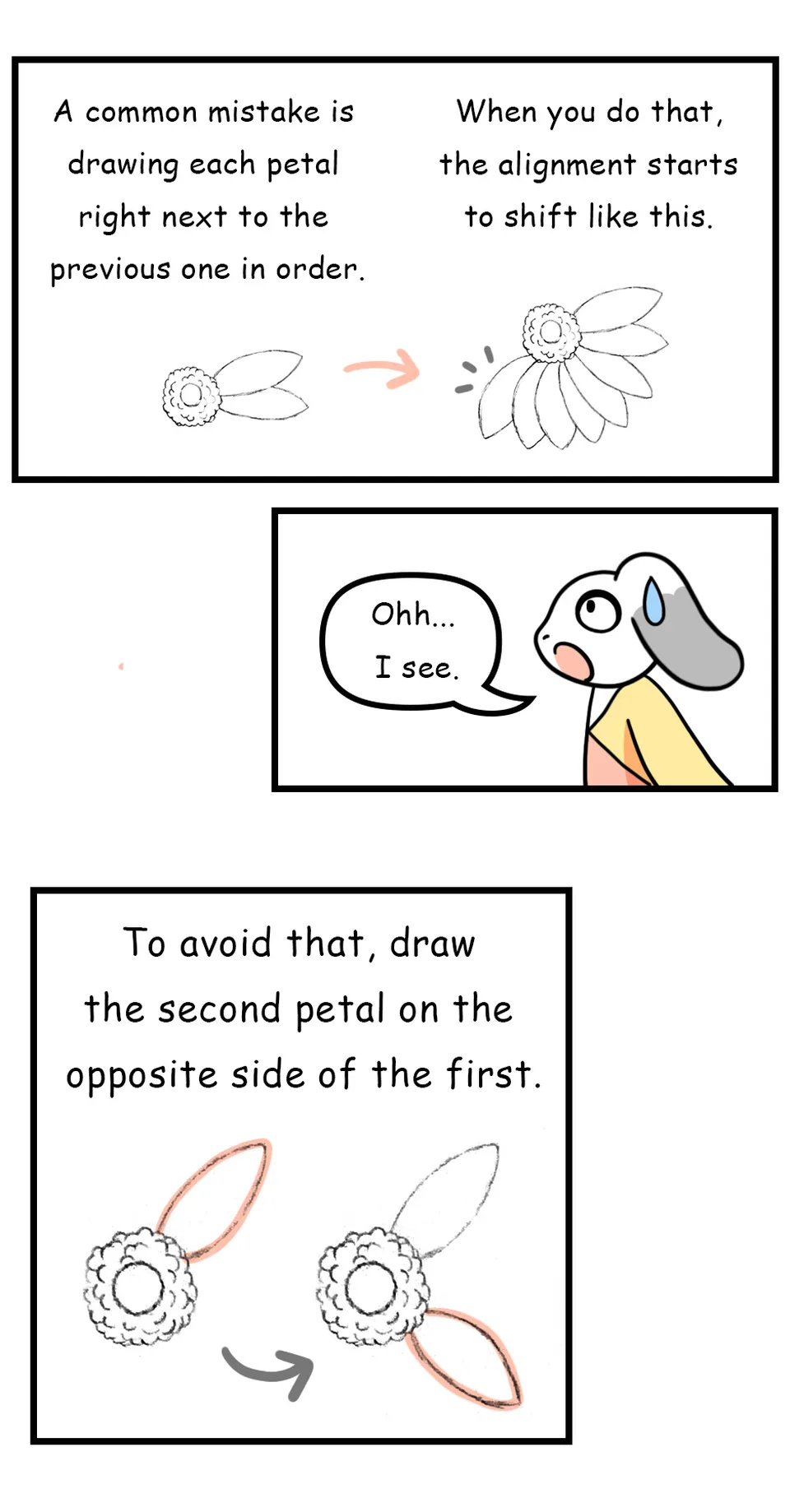 109. ◆Sketching a Gerbera, page 5