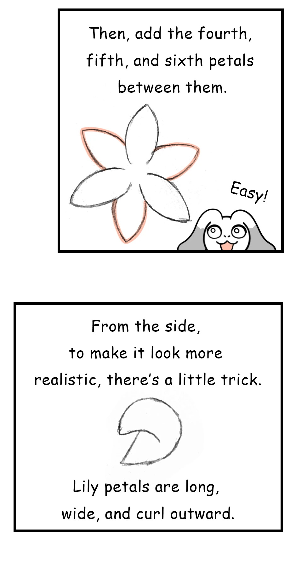 110. ◆Sketching a Lily，第 3 頁