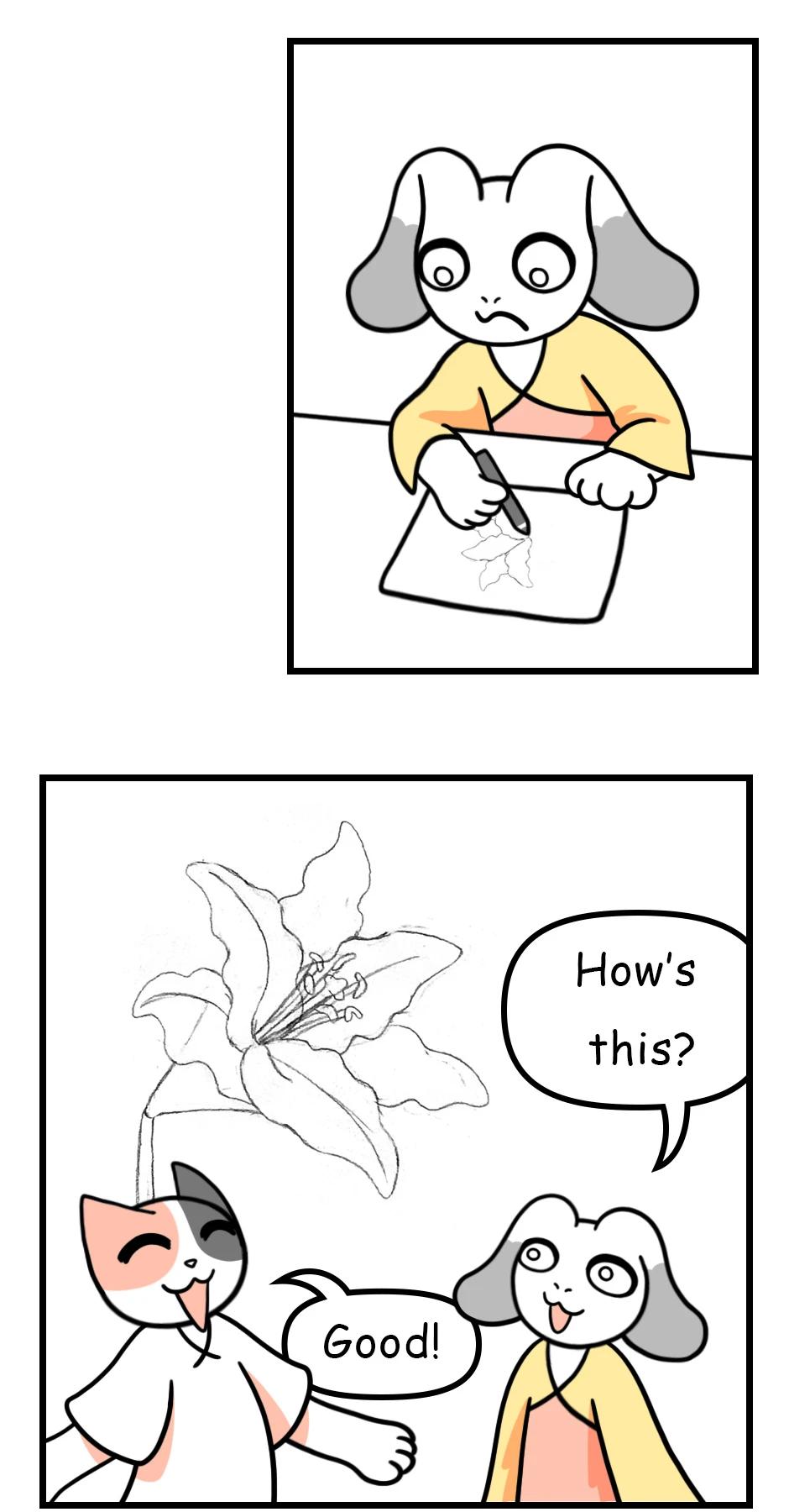 110. ◆Sketching a Lily，第 9 頁