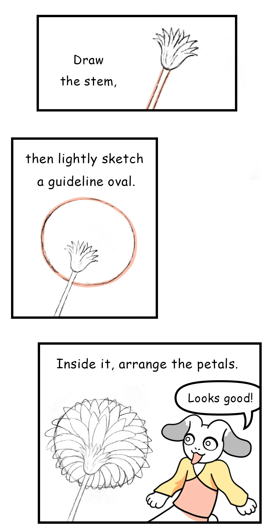 111. ◆Sketching a Gerbera from Every Angle(3/3), Seite 2