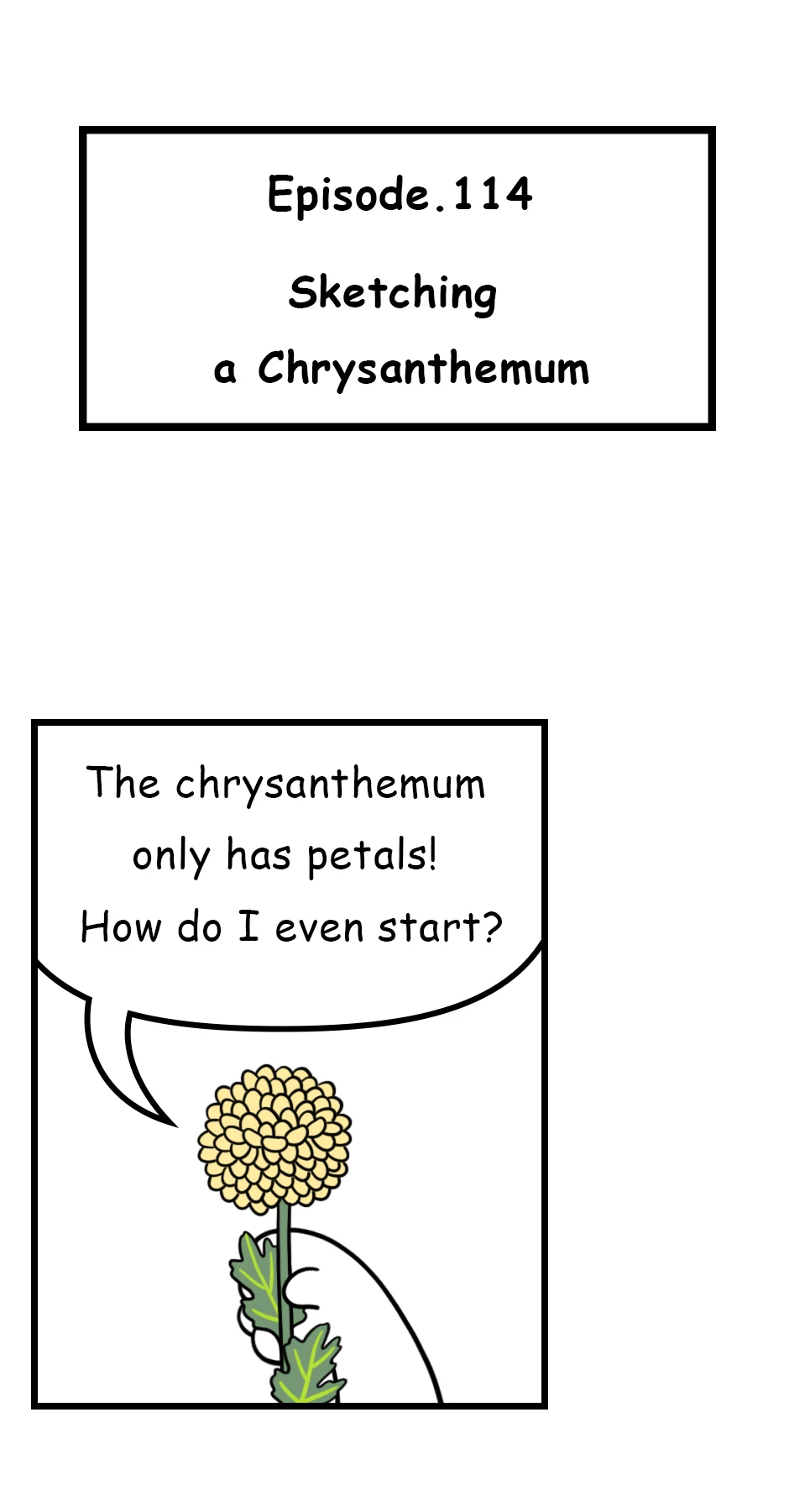 114. ◆Sketching a Chrysanthemum,第 1 頁