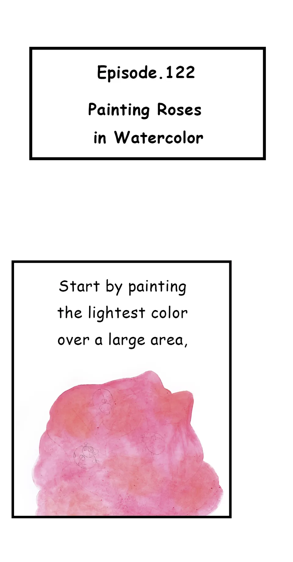 122. ◆Painting Roses in Watercolor, página 1