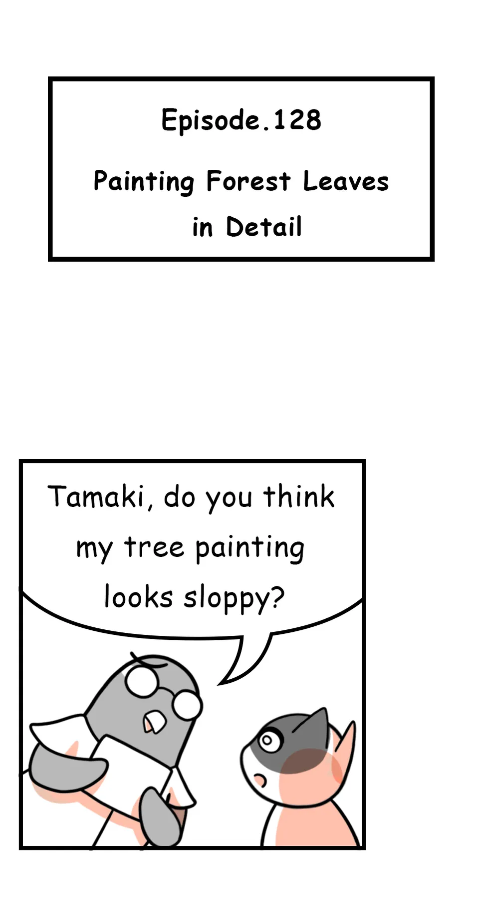 128. ◆Painting Forest Leaves in Detail, page 1
