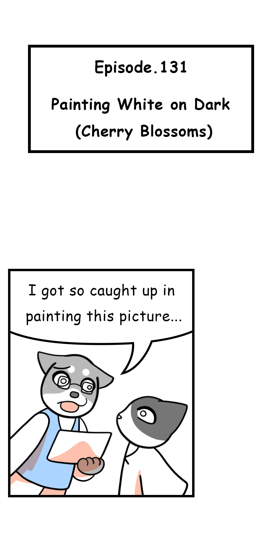 131. ◆Painting Whie on Dark(Cherry Blossoms),第 1 頁