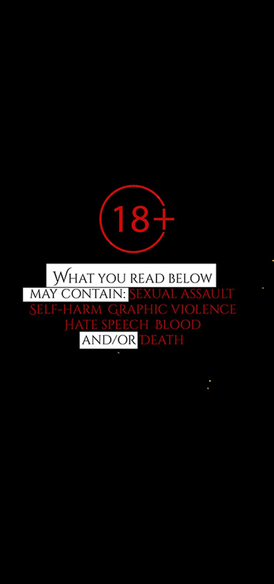 Volume 2 - Scent of Blood and Fire (Part 3: Ash), page 1