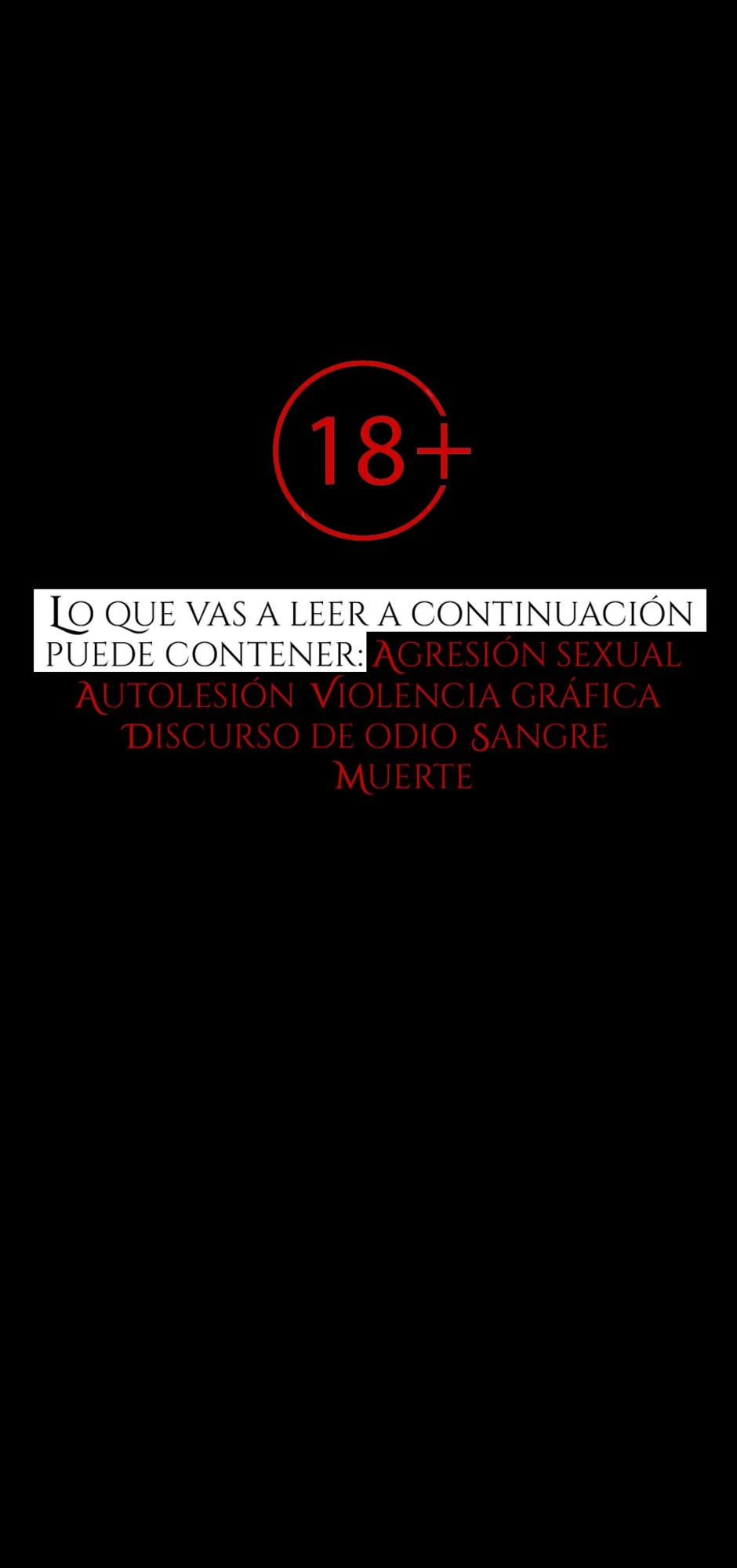Tomo 2 - Olor a sangre y fuego (Parte 4: Calma), halaman 1